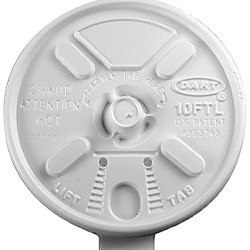 Dart 10FTL White Lift n' Lock Lid