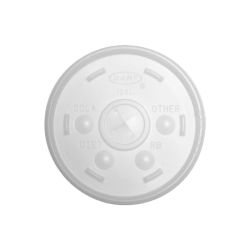 Dart 10SL Translucent Lid With Straw Slot