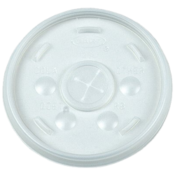 Dart 32SL Translucent Lid With Straw Slot