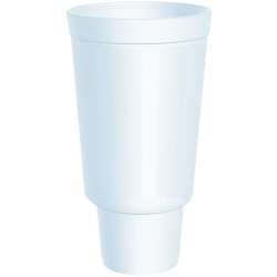 44 oz 44AJ32 Dart Pedestal Based Foam Cups
