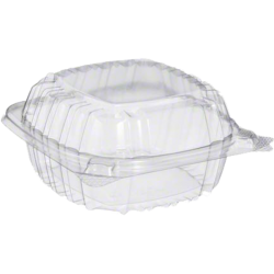 6x6 Clear Hinged Lid