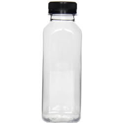 16 oz. Square PET Juice Bottles