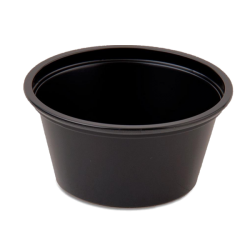 4 oz Black Souffle Cups