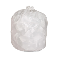 HD Clear Trash Bags, 43x46 (56 Gallon)